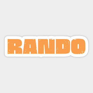 Rando Sticker